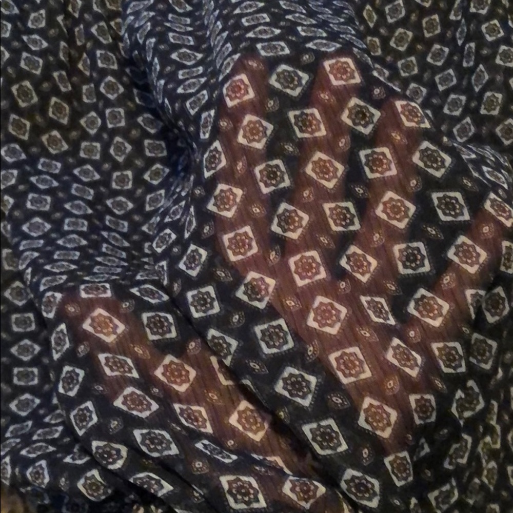 MICHAEL Michael Kors blue off the shoulder top - Picture 5 of 7